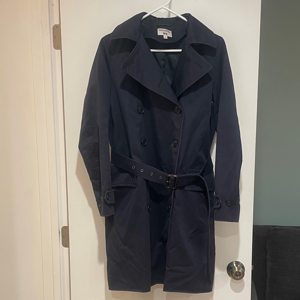 Uniqlo x Ines de la Fressange Navy Trench Coat